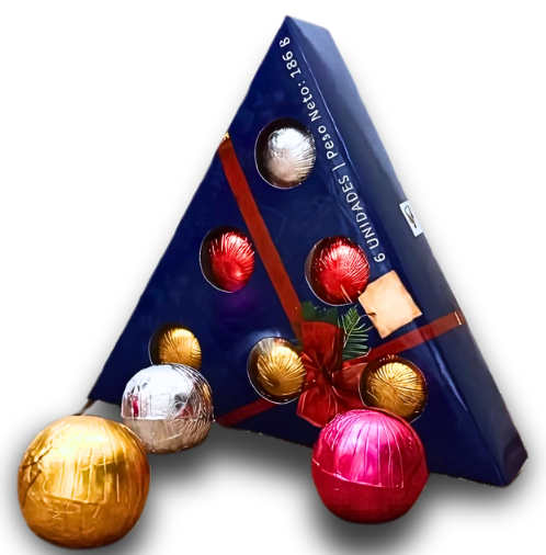 Bombita de Chocolate Triángulo (6 Unidades)